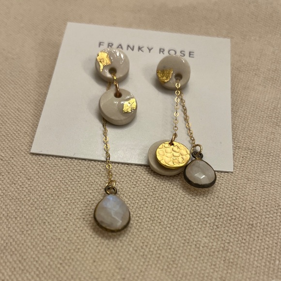 Clay earring and necklace SET - Picture 2 of 2